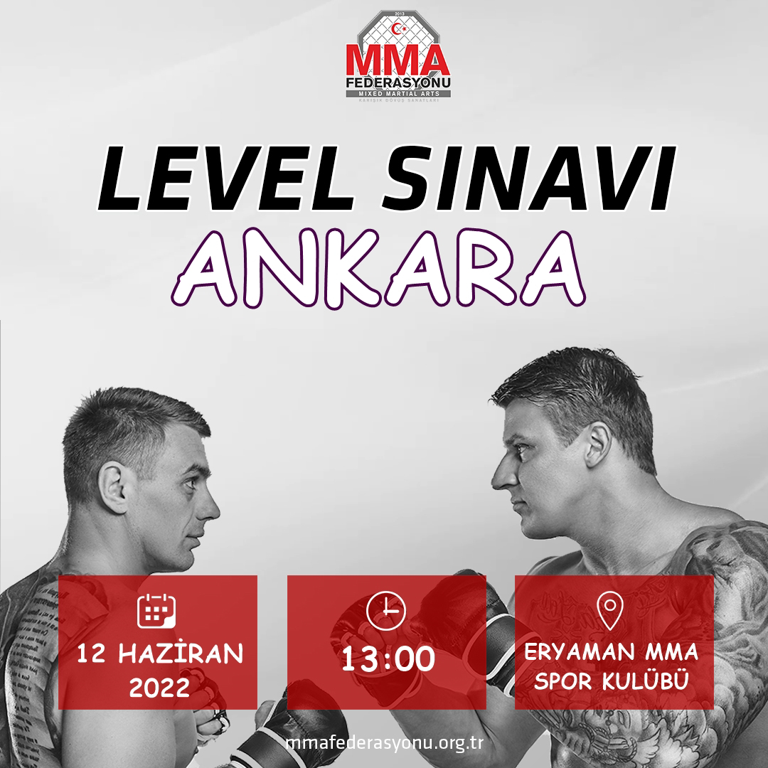 MMA LEVEL SINAVI ANKARA ERYAMAN MMA 