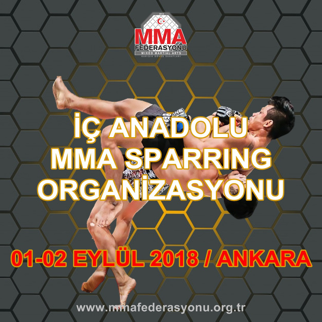 İÇ ANADOLU MMA SPARRING ORGANİZASYONU 01-02 Eylül 2018 ANKARA
